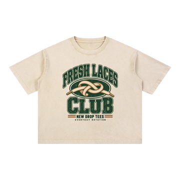 Mineral Wash Boxy Cotton T-Shirt